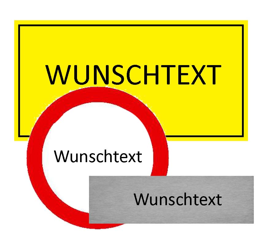 individuelle Schilder