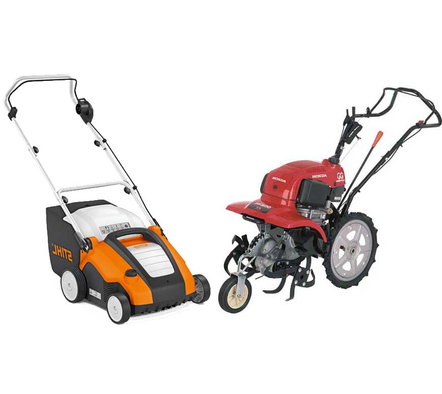 Vertikutierer & Gartenhacken