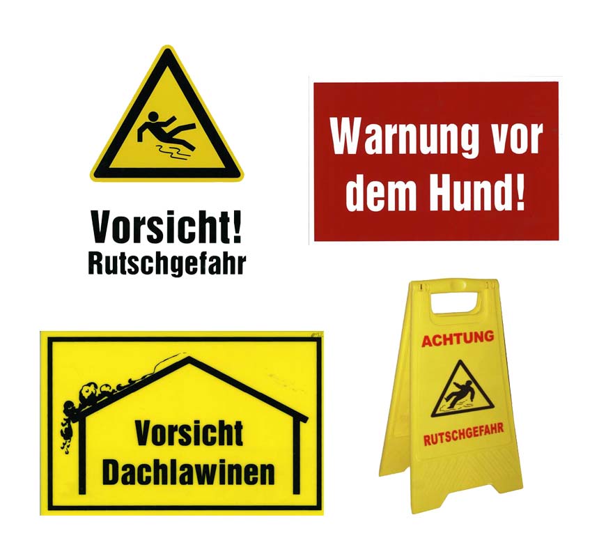 Warnschilder